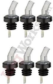 img 4 attached to 🍾 Pack of 12 Screen Liquor Bottle Pourers: Enhance Your Barware Setup with Efficient Pouring Solutions