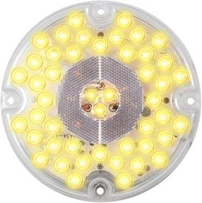 img 4 attached to 🚌 Enhance Bus Safety with GG Grand General 82335 7 Inch Amber/Clear 47 LED Park/Turn Light - High/Low Intensity, 3 Wires