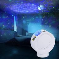 🌌 galaxy star projector night light with 9 lighting modes, remote control, extended battery life of up to 6 hours, 300° adjustable angle, dimmable ambience light for kids bedroom, home decor, and party логотип