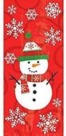 christmas snowman multicolored plastic supply logo