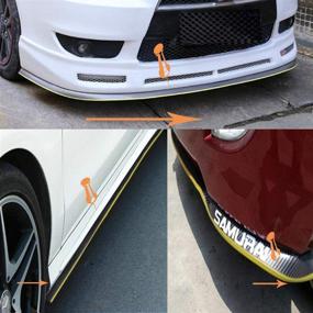 img 3 attached to ByLucky- Special Universal Rubber Carbon Fiber Bumper Front Lip Exterior Accessories