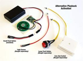 img 1 attached to 🔊 Enhance Models and Crafts with Talking Products: MP3 Recordable Sound Chip Module, 4MB Memory, AAA Battery Box Included