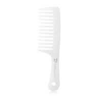 💆 xinsanrui wide teeth detangling comb for curly and long hair, ideal for wet hair - cb2003 (clear white) logo