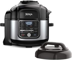 img 4 attached to 🥘 Ninja Foodi OS301 10-in-1 Pressure Cooker and Air Fryer with Nesting Broil Rack, 6.5 Quart, Stainless Steel