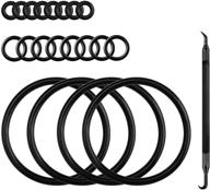 20-piece mrbrew homebrew gasket set | corny kegging sealing o-ring replacement kit for cornelius keg lid & ball lock keg posts | beer soda washer set with o-ring removal tool logo