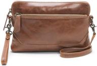 👜 frye melissa crossbody wristlet in cognac: women's handbags and wallets logo