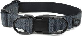 img 4 attached to 🐶 Garwor Reflective Dog Collar: 13 Colors, Adjustable Nylon Pet Collars for Dogs – Lightweight, Comfortable, and Breathable with Soft Neoprene Padding