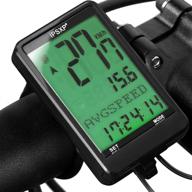 🚴 ipsxp bike computer: waterproof wired speedometer and odometer with lcd display - ideal for outdoor cycling and fitness tracking - multi-function gift for bikers, men, women, and teens logo