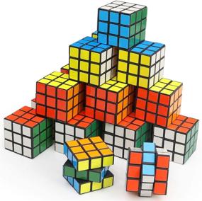 img 3 attached to 🎁 Mini Cube 30 Packs Puzzle Party Toy: Eco-Friendly Material with Vivid Colors - Ideal Gift for Children!