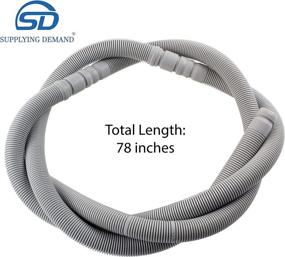 img 3 attached to Dishwasher Drain Hose Extension Kit: Supplying Demand 00663105 Replaces 11030046 & 663105 - Model Specific & Not Universal