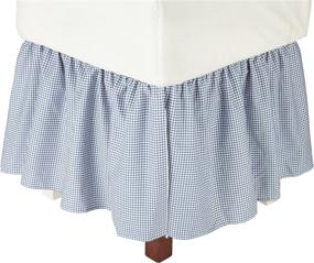 img 1 attached to Ellis Curtain Gingham 14 Inch Ruffle Bedding