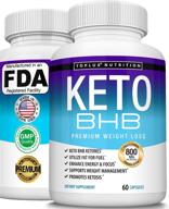🔥 toplux keto pills: boost ketosis, energy & focus with bhb salt - natural ketosis using ketones & ketogenic diet, perfect for men & women - 60 capsules exogenous ketones supplement logo