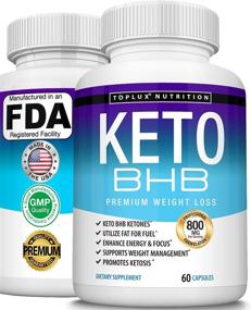 img 4 attached to 🔥 Toplux Keto Pills: Boost Ketosis, Energy & Focus with BHB Salt - Natural Ketosis Using Ketones & Ketogenic Diet, Perfect for Men & Women - 60 Capsules Exogenous Ketones Supplement