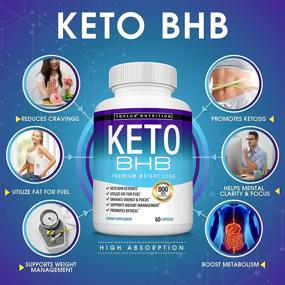 img 3 attached to 🔥 Toplux Keto Pills: Boost Ketosis, Energy & Focus with BHB Salt - Natural Ketosis Using Ketones & Ketogenic Diet, Perfect for Men & Women - 60 Capsules Exogenous Ketones Supplement