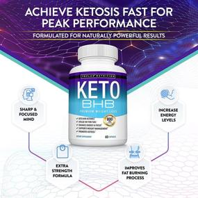 img 2 attached to 🔥 Toplux Keto Pills: Boost Ketosis, Energy & Focus with BHB Salt - Natural Ketosis Using Ketones & Ketogenic Diet, Perfect for Men & Women - 60 Capsules Exogenous Ketones Supplement
