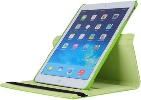 img 2 attached to Premium Green iPad Pro 10.5 Case - 360° Rotating Stand, Sleep/Wake, Protective Cover | 2017 Model A1701/A1709 Retina Display