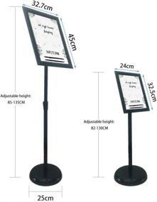 img 3 attached to Versatile Adjustable Exhibition Display: 8.5x11 Inches - Ideal for Advertising