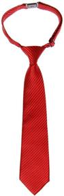 img 2 attached to 👔 Retreez Stripe Textured Woven Pre-Tied Boys' Necktie Accessories