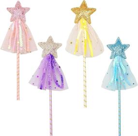 img 3 attached to 👸 Adorable Princess Wands Dress Up Costume Perfect for Birthdays!