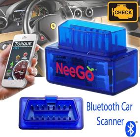 img 2 attached to 🔧 Нииго Bluetooth OBD2 Сканер: Эффективный автомобильный диагностический инструмент для Android - Проверка индикатора Check Engine, считыватель кодов, автомобильное сканирование