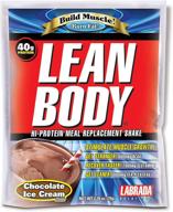 🍫 chocolate lean body mrp shake: all-in-one meal replacement with 40g protein, whey blend, 8g healthy essential fatty acids & fiber, 22 essential vitamins and minerals, no artificial color, gluten free (80 packets) logo