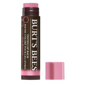 img 4 attached to 💄 Burts Bees Pink Blossom Tinted Lip Balm - 100% Natural with Shea Butter & Botanical Waxes