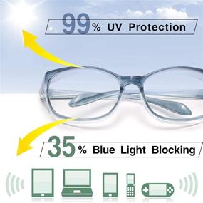 img 2 attached to Bifocal Reading Glasses Blocking Protection Vision Care