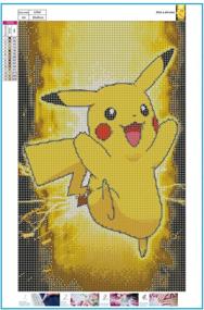 img 3 attached to Monster Pikachu Diamond Painting Decoration