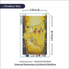 img 1 attached to Monster Pikachu Diamond Painting Decoration