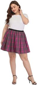 img 3 attached to HDE School Lingerie Pleated Skater Women's Clothing