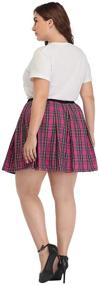 img 1 attached to HDE School Lingerie Pleated Skater Women's Clothing