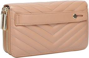 img 4 attached to 💼 Daisy Rose Zipper Wallet Clutch: A Stylish Must-Have for Women's Handbags & Wallets