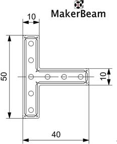 img 2 attached to Makerbeam Openbeam Bracket Pack 12Pcs