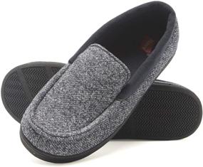 img 4 attached to 👞 Hanes Venetian Moccasin Slippers: Perfect Protection for Boys' Shoes