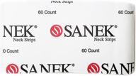 ⚡ sanek neck strips: 60 strips pack for ultimate comfort and protection logo