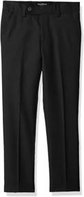 img 2 attached to 👖 Solid Black Boys' Pants by Isaac Mizrahi - Premium Boys' Clothing