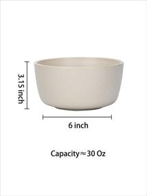 img 3 attached to 🍽️ Versatile Porcelain Serving Bowl: Ideal for Cereal, Fruit Salad, and Desserts!