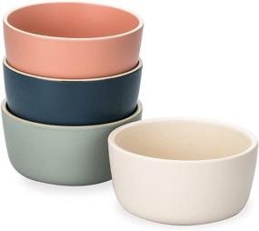 img 4 attached to 🍽️ Versatile Porcelain Serving Bowl: Ideal for Cereal, Fruit Salad, and Desserts!