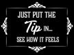 just put tip see feels logo
