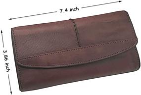 img 1 attached to 👛 Шикарно и практично: женские прозрачные кошельки, сумки-клатчи и ручные сумки.