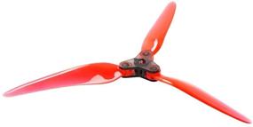 img 3 attached to 🔄 High-Quality Red Dalprop Fold F7 7 Inch Folding Propeller Props for Freestyle Micro Carbon Fiber FPV Racing Quadcopter Quad Drone Frame: 4 Pairs