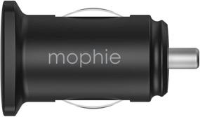 img 1 attached to 🔌 Mophie Travel Kit - Portable Wireless Charging for Samsung, Apple iPhone 8/X & Other Qi-Enabled Phones - Black (409901792)