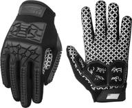 🧤 seibertron lineman 2.0 gloves: padded palm football receiver gloves with impact protection back, adult & youth sizes логотип