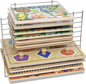 img 1 attached to 🧩 Deluxe Storage Puzzles by Melissa & Doug