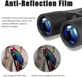 img 1 attached to 🔭 SkyGenius High Definition 10x42 Binoculars for Bird Watching and Sporting Events - Waterproof, Anti-fog, Quick Focus, with Roof Prism and Comfortable Strap