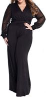 6650 plus sleeves jumpsuit black logo