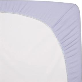 img 1 attached to 🌸 Premium Lavender Fitted Bassinet Sheet by American Baby Company - 100% Natural Cotton, Soft Breathable Fabric, Supreme Jersey Knit, Ideal for Boys and Girls - 15x33" Size