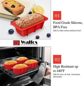  Extra-Large Silicone Freezing Tray with Lid, Walfos 1