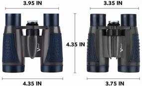img 1 attached to Vanstarry Kid's Compact Binoculars for Outdoor Adventure - Bird Watching, Hiking, Camping, Fishing - Essential Gear and Perfect Gift for Boys, Girls, Children, and Toddlers - Waterproof 5X30 Optical Lens with Built-in Compass