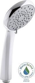 img 3 attached to 🚿 KOHLER Awaken B90 Hand Held Shower Head, Polished Chrome, K-72420-CP - Multifunction